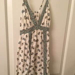 Paisley boho spring dress
